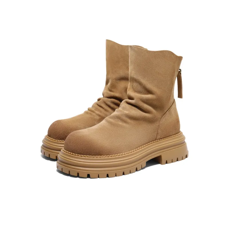 BELLE Ankle Boots Women's Brown/Apricot-9