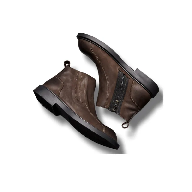 Brounvanm Ankle Boots Men's Coffee-3