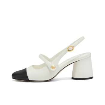 CHARLES&KEITH High Heels Women's Multi Composite Color/White/Black Patent Black