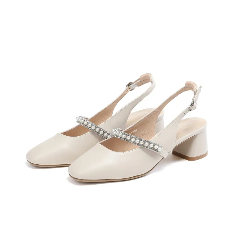 ST&SAT Chunky Heel High Heels 5cm Women's-2