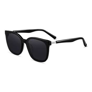HELEN KELLER Plate Frame Square Sunglasses Unisex
