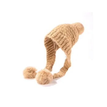 Yamaichi Maru Rabbit Fur Beanies Women's