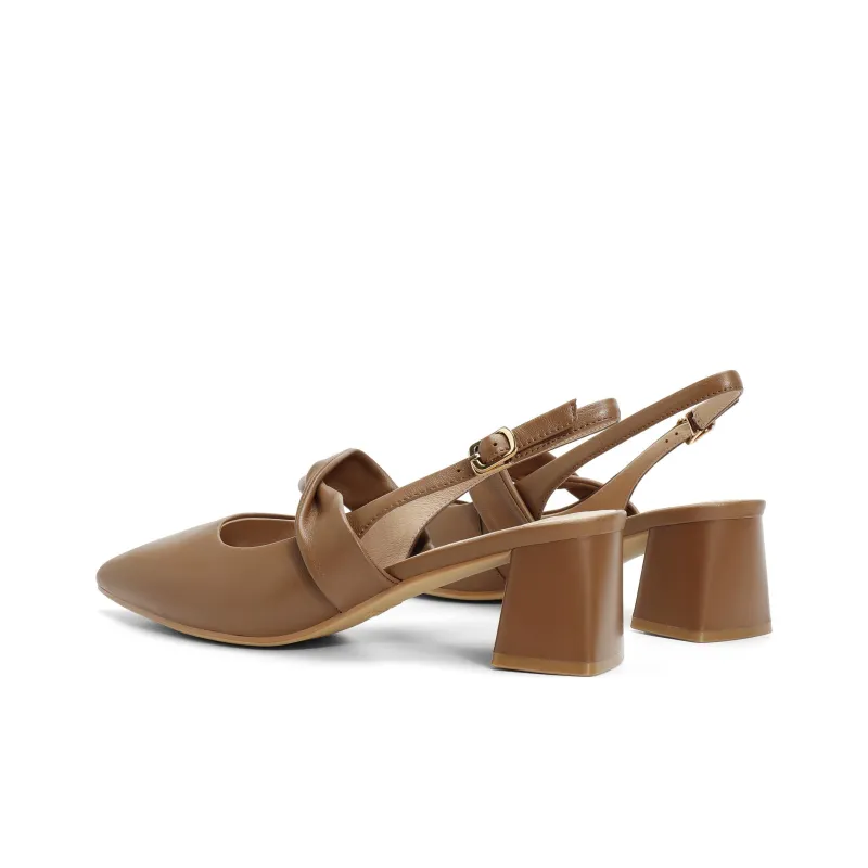 Senda Chunky Heel High Heels 5cm Women's-12