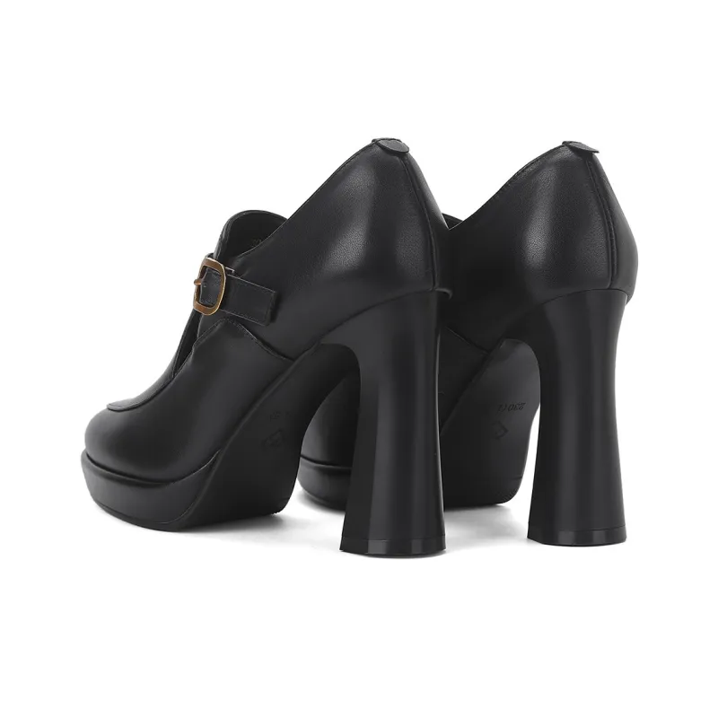 PIERCE GENTRY Chunky Heel High Heels 10cm Women's-2