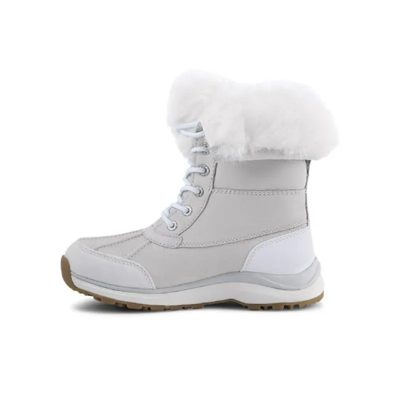 UGG Adirondack Boot Iii Fluff Fleece Lined White Women's-0