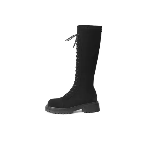 ACESC Knee high Boots Women's Black/Brown