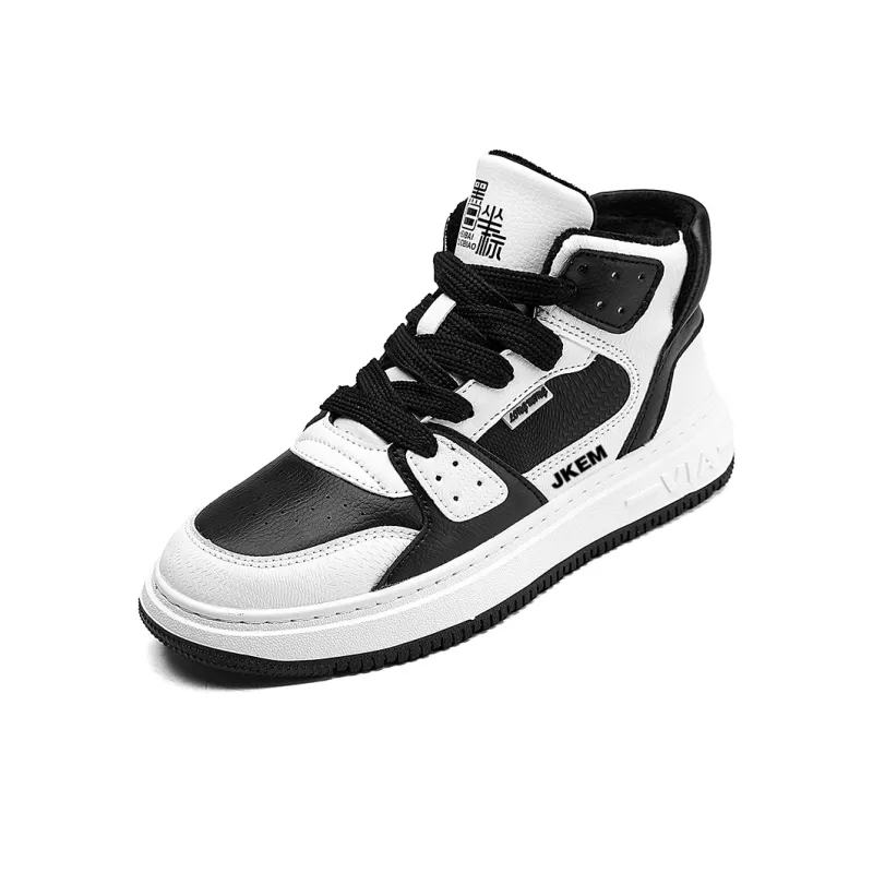 JKEM Warm Anti-Slip And Wear-Resistant High-Top Skateboard Shoes Men's-16