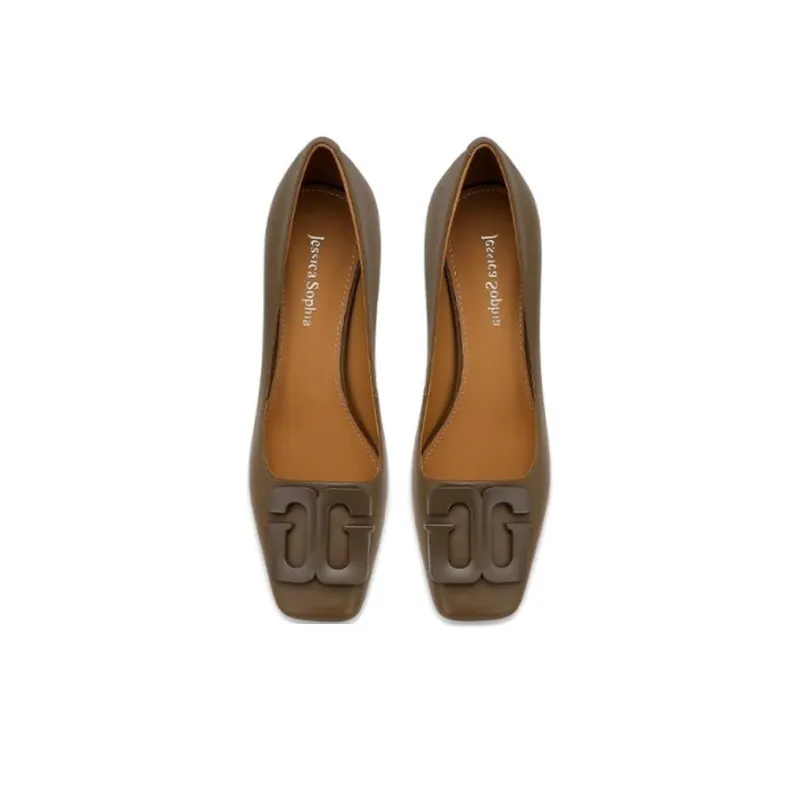 JESSICA SOPHIA Spool Heel High Heels 7cm Women's-4