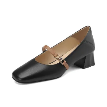 OCCAMAN Block Heel High Heels 4.3cm Women's