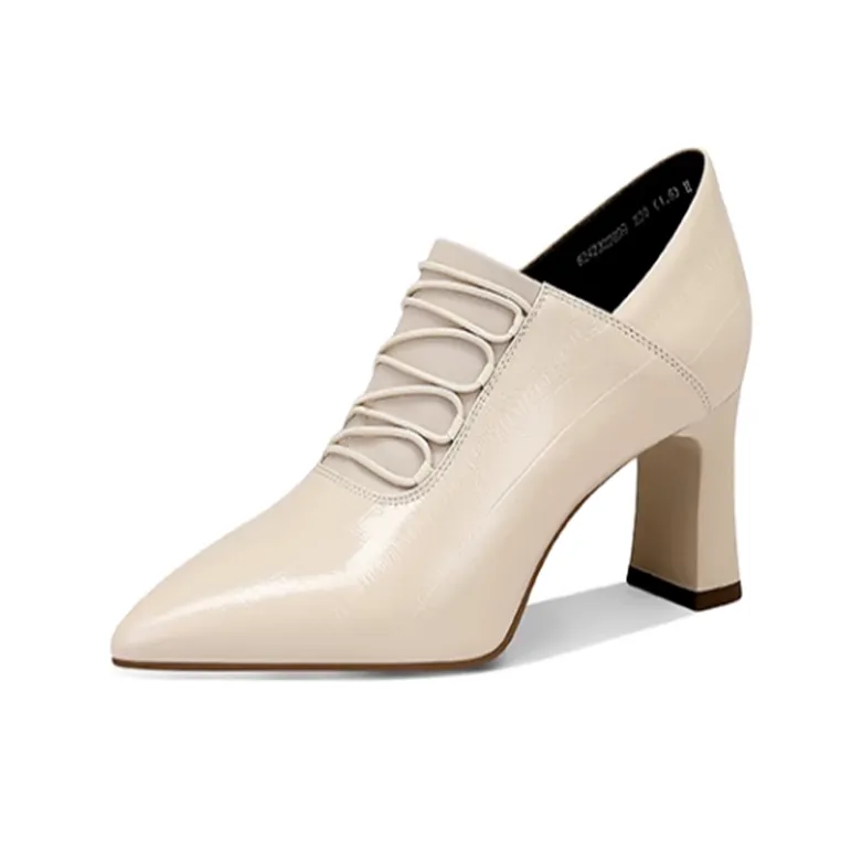 JESSICA SOPHIA Chunky Heel High Heels 6.5cm Women's-0