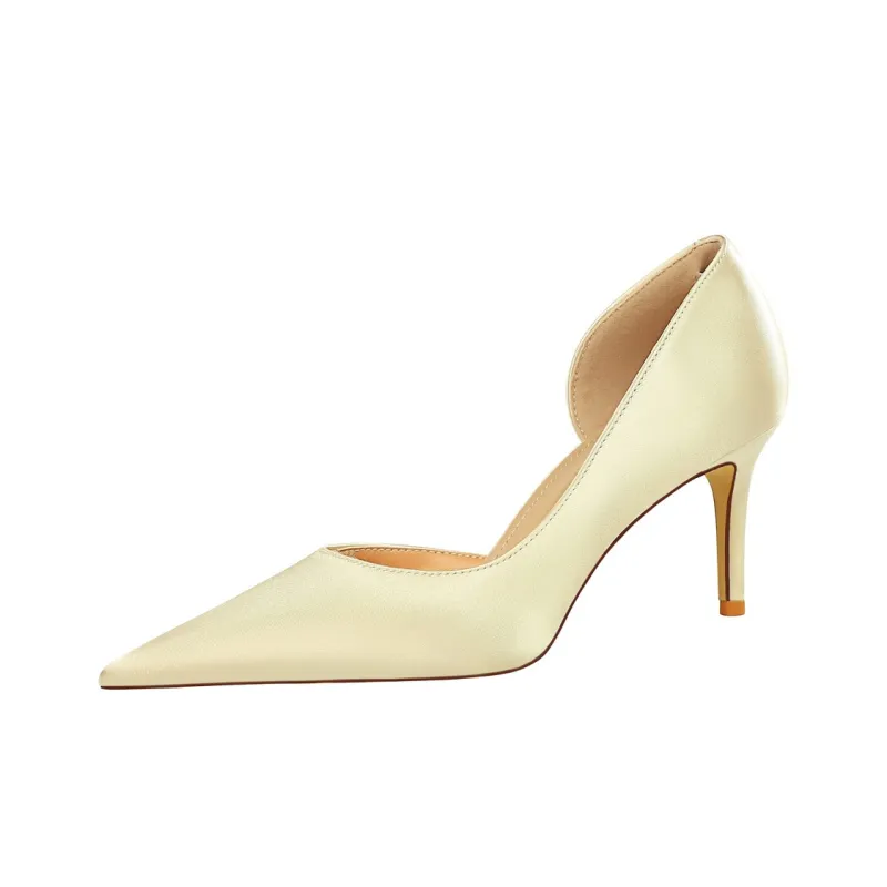 QITUMAUL Slim Heel High Heels Women's-4