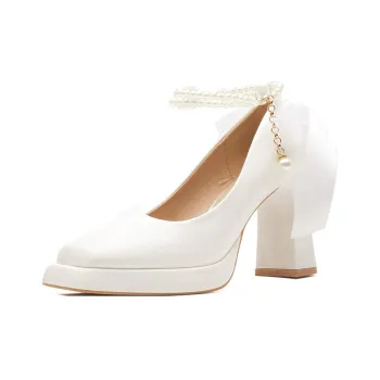 Zubumei Chunky Heel High Heels Women's