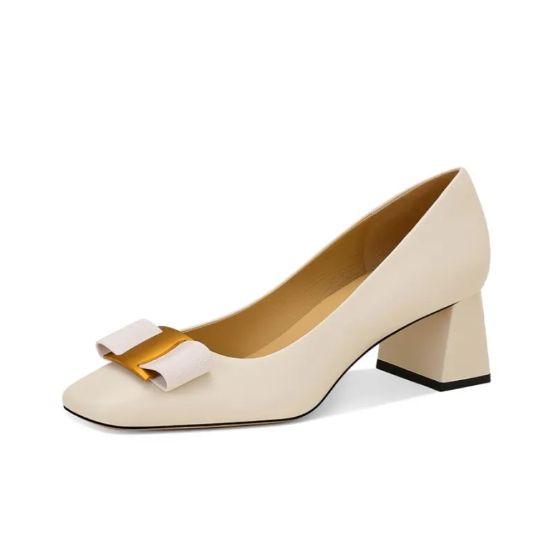 JESSICA SOPHIA Chunky Heel High Heels 5.5cm Women's-5
