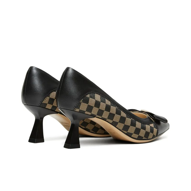 Lazi Spool Heel High Heels 6.5cm Women's-4