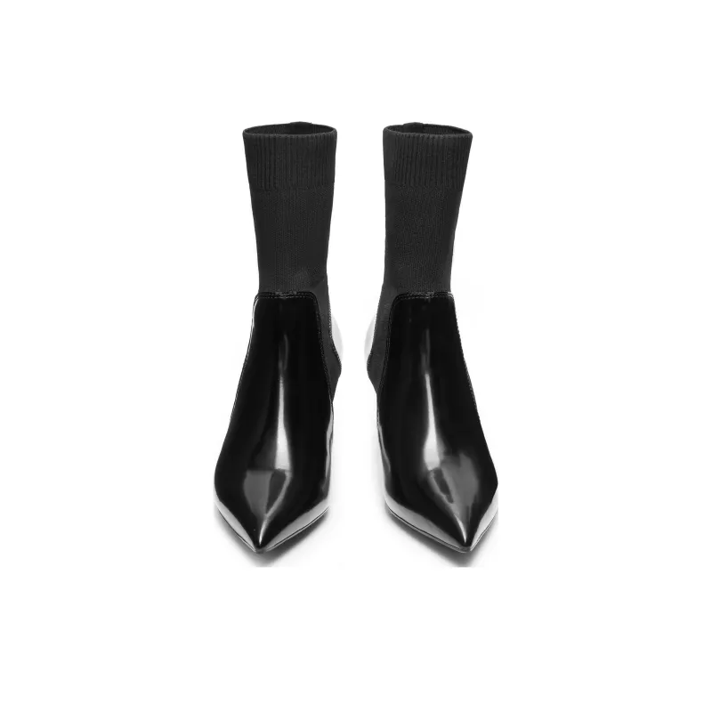 Staccato Ankle Boots 6.5cm Women's White-6