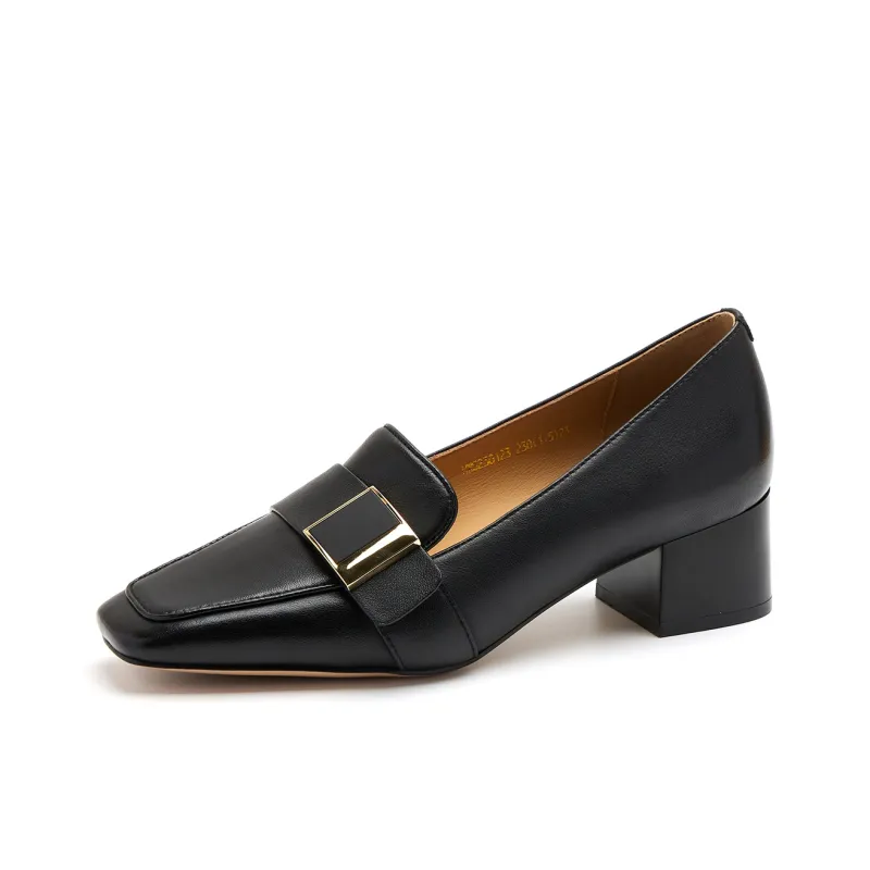 HARSON Block Heel High Heels 4.5cm Women's-4