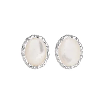 GITHA Mother Of Pearl Stud Earrings Women's