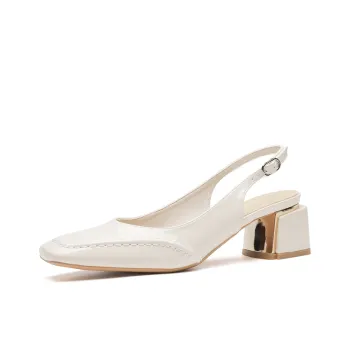 YAFEI XUANYU Chunky Heel High Heels 5cm Women's White