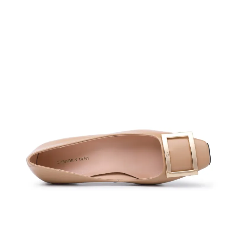 Chrisdien Deny Chunky Heel High Heels 4.5cm Women's-9