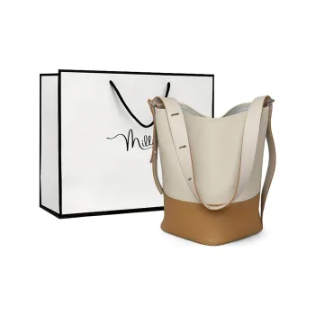 MILLIE'S Cow Leather Underarm Shoulder Bag Regular Women's Ecru