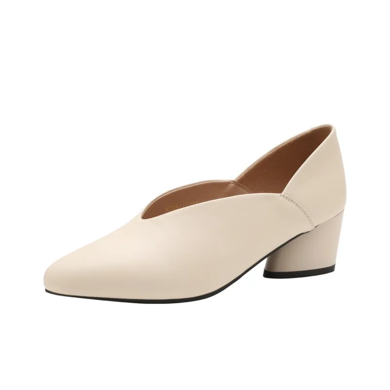 Safiya Chunky Heel High Heels 5cm Women's-5