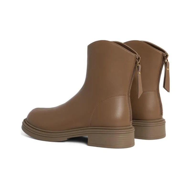 BELLE Ankle Boots Women's Black/Brown-6