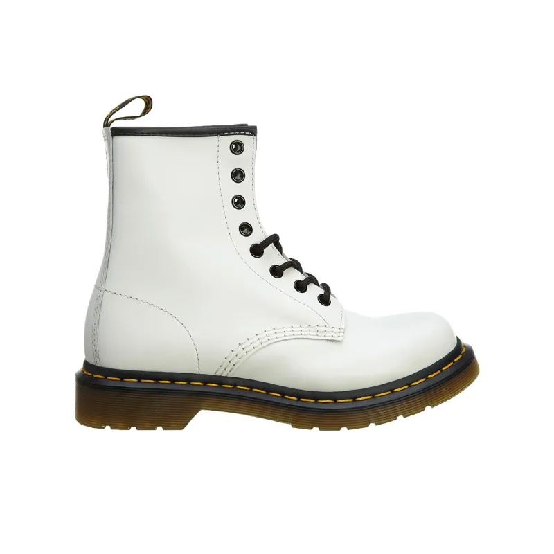 Dr.Martens 1460 Smooth Leather Lace Up Boots 'White' Women's-1