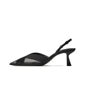 ZARA Slim Heel High Heels 6cm Women's Black