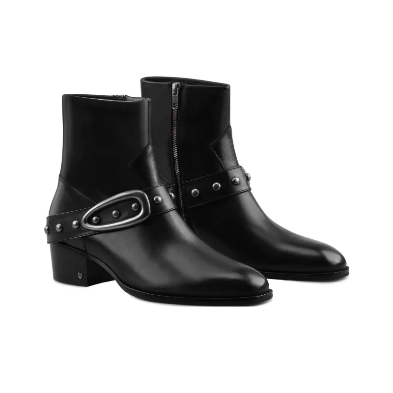 Naked Wolfe The Hollywood Ankle Boots Men's Black-2