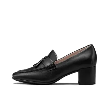 Ecco Chunky Heel High Heels 5.5cm Women's Black