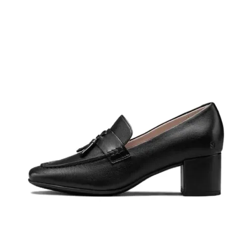 Ecco Chunky Heel High Heels 5.5cm Women's Black