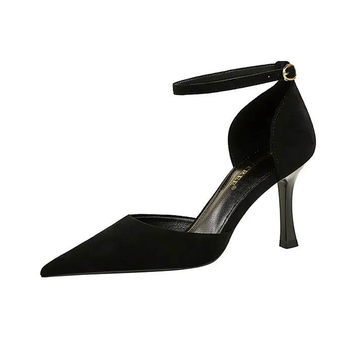 BIGTREE Slim Heel High Heels 8cm Women's-0