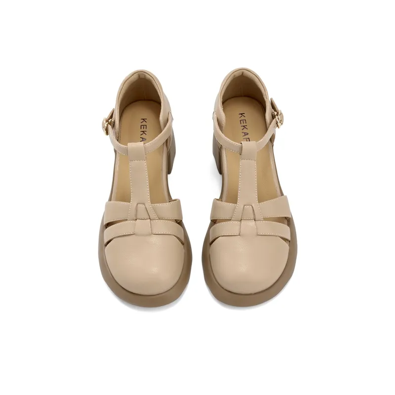 KEKAFU Chunky Heel High Heels 6cm Women's-13