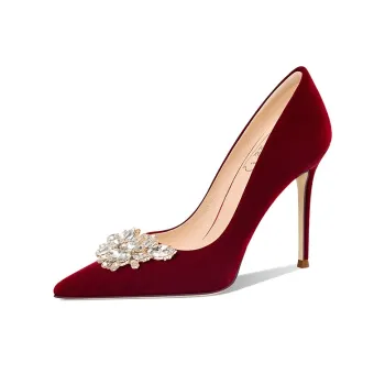 Holy Rose Slim Heel High Heels Women's Red