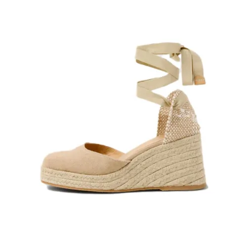 Castañer Wedge Heel High Heels Women's Beige