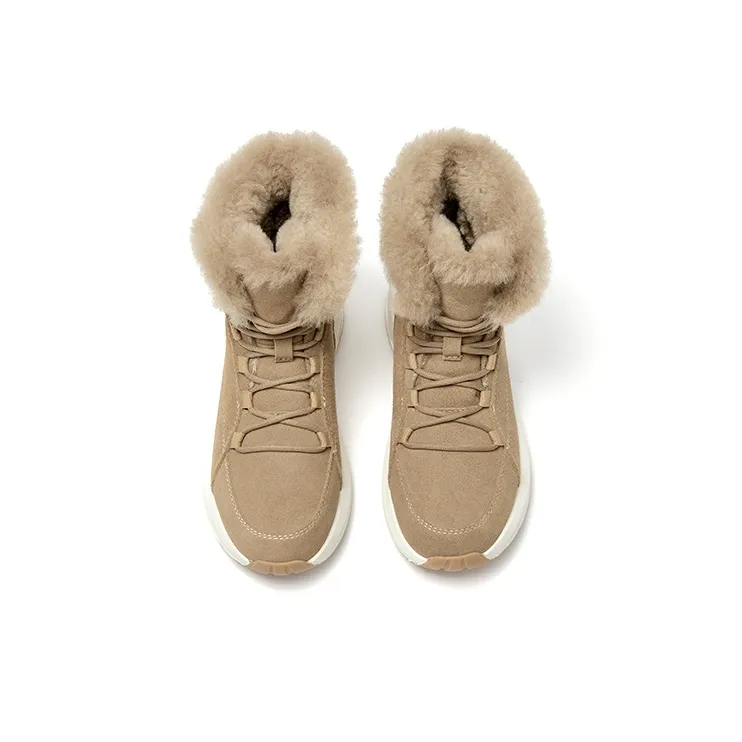 Beau Today Wear-Resistant Short Mid-Calf Snow Boots Women's-9