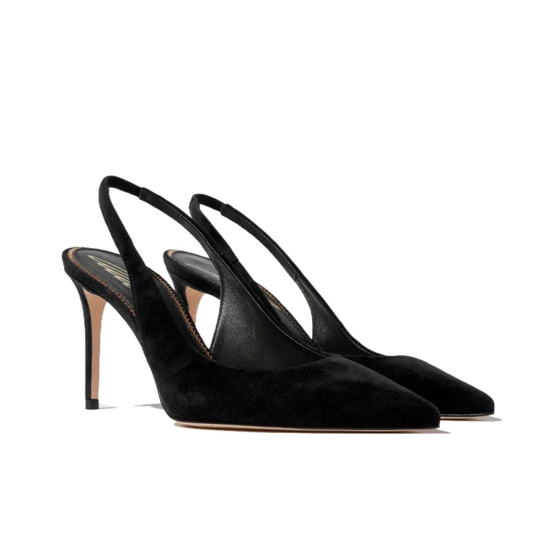 SCAROSSO X Brian Atwood Sutton Pointed-Toe Slingback Pumps-1