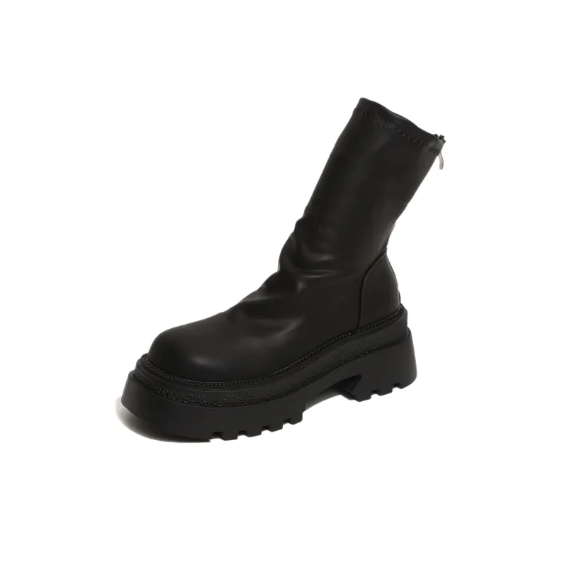 LXVB Slouch Boots Ankle Boots 6.5cm Women's-1