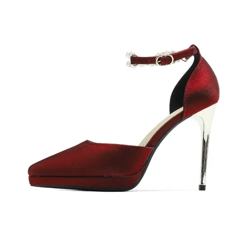 Zubumei Slim Heel High Heels 10cm Women's