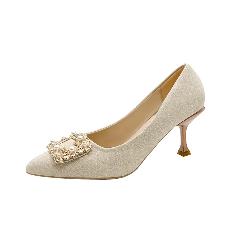PARK DANCE Slim Heel High Heels 7cm Women's-0