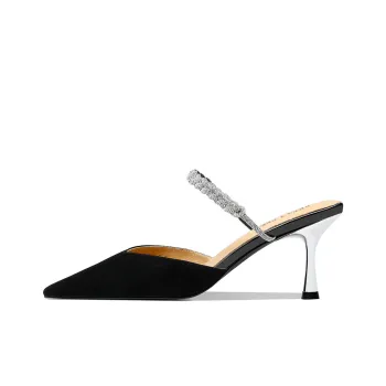 PRETY PEKI Stylish Sandal 7cm Women's Black