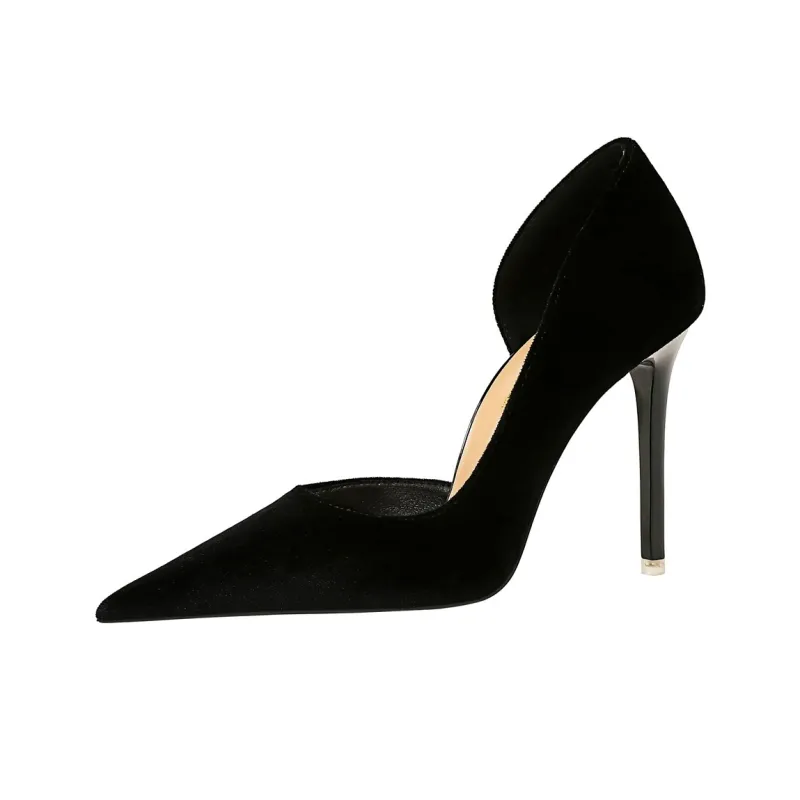 QITUMAUL Slim Heel High Heels 10.5cm Women's-1