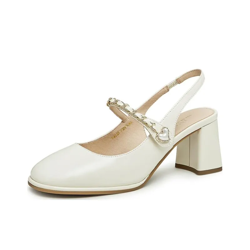 Tata Chunky Heel High Heels 6.5cm Women's-1