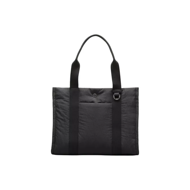 Lululemon Nylon Tote Bag Crossbody Bag Handbag Mini Unisex Black-1