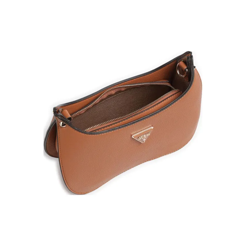 GUESS Meridian Synthetic Material Handbag Shoulder Bag Women's Cognac-3