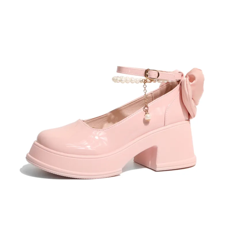 LIANGHUO Chunky Heel High Heels Women's-10