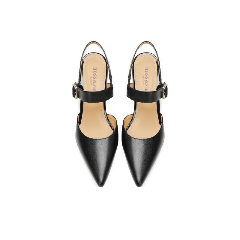 BOSSSUNWEN Spool Heel High Heels 6cm Women's-7
