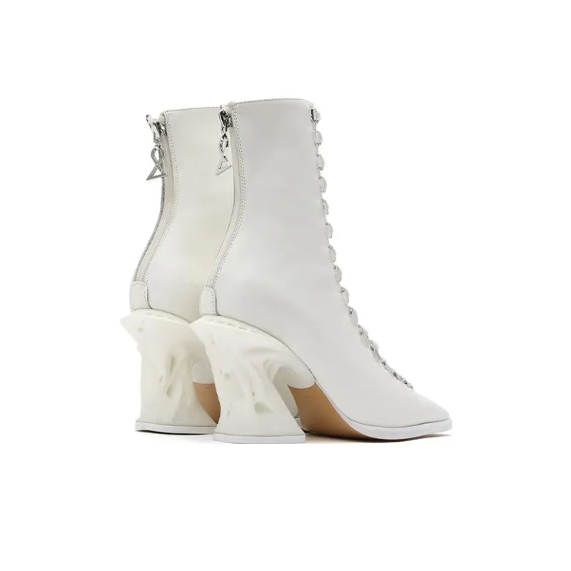 DAPHNE LAB Sugar-free Series Ankle Boots 8.5cm Women's-9