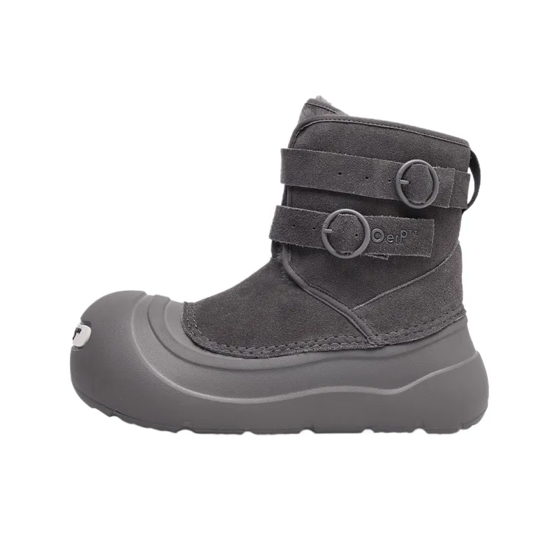 Xiwencha Thermal Short Snow Boots Unisex-4