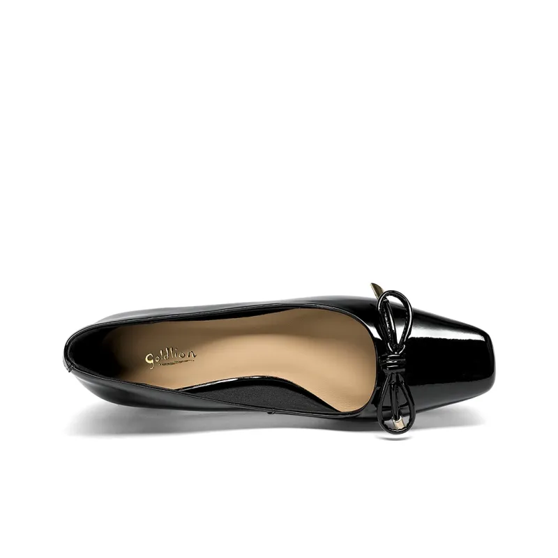 GOLDLION Chunky Heel High Heels Women's-2
